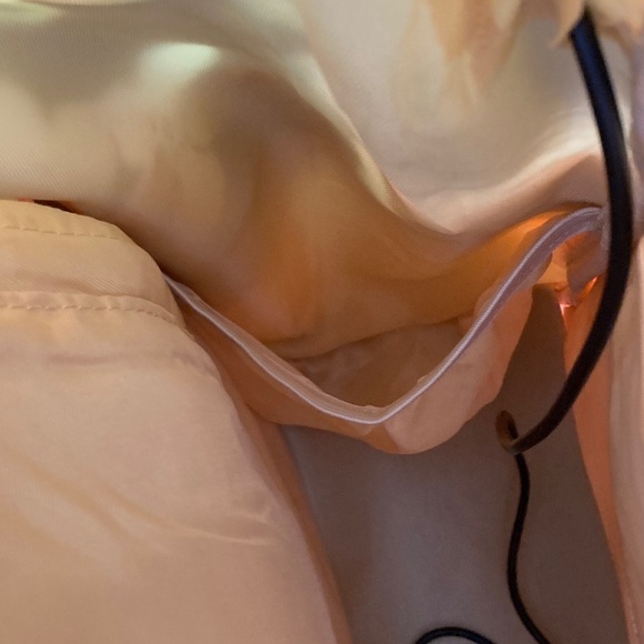 VS NOON Black Floral Backpack with Pink Roses - Picture 8 of 16